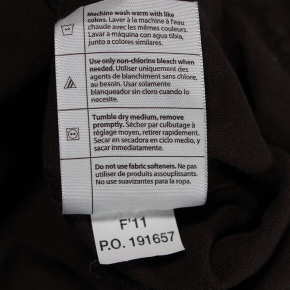 Carhartt Shirt Mens 2XLT Dark Brown Button Front Work Tall Canvas - Picture 7 of 7